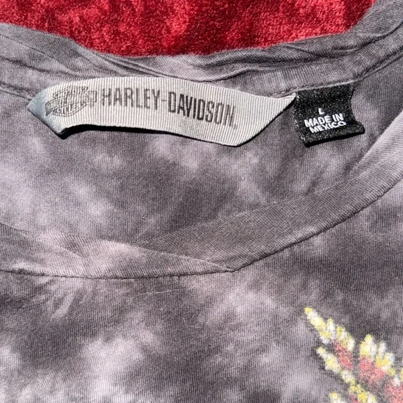 Harley-Davidson Charcoal Tie-Dye Tee - Picture 2 of 3